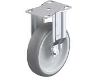 BLICKLE - Roulette fixe Ø 125mm bandage caoutchouc TPE 120kg - BKPA-TPA 126G