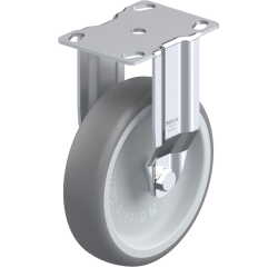 BLICKLE - Roulette fixe Ø 125mm bandage caoutchouc TPE 120kg - BKPA-TPA 126G