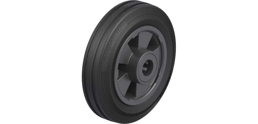 BLICKLE - Roue Ø 150mm bandage caoutchouc SBR 135kg - VPP 150/20R