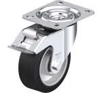 BLICKLE - Roulette pivotante à frein Ø 100mm bandage caoutchouc NR 200kg - L-ALEV 100K-FI