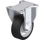 BLICKLE - Roulette fixe Ø 100mm bandage caoutchouc NR 200kg - BH-ALEV 100K-1