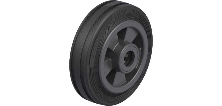 BLICKLE - Roue Ø 100mm bandage caoutchouc SBR 70kg - VPP 100/12R