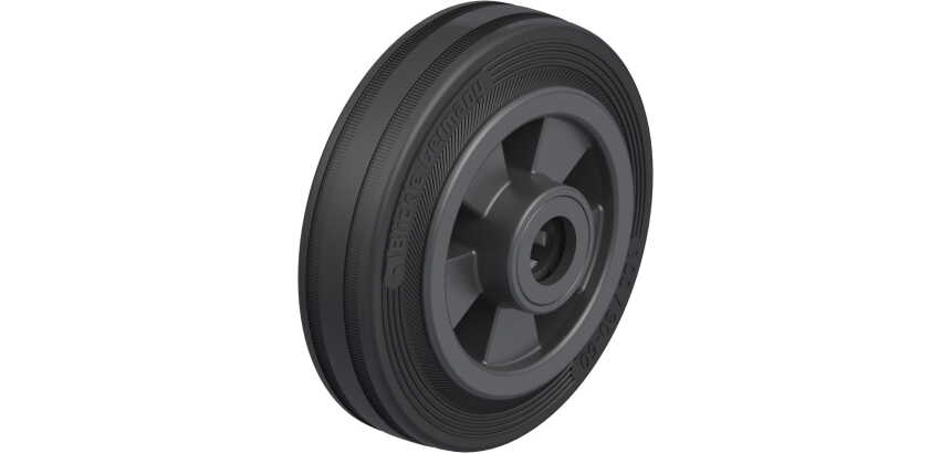 BLICKLE - Roue Ø 100mm bandage caoutchouc SBR 70kg - VPP 100/12R