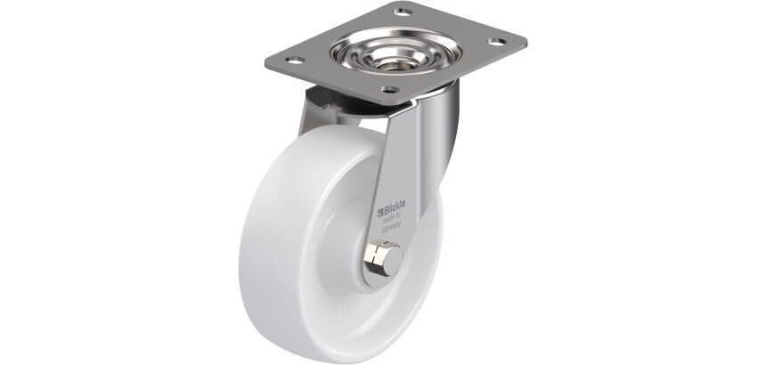 BLICKLE - Roulette pivotante Ø 150mm bandage polyamide PA 6.6 300kg - LEX-PO 150XR