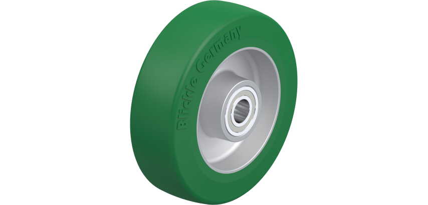 BLICKLE - Roue Ø 125mm bandage polyuréthane PU 370kg - ALST 125/15K