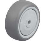 BLICKLE - Roue Ø 80mm bandage caoutchouc TPE 100kg - TPA 80/8KF