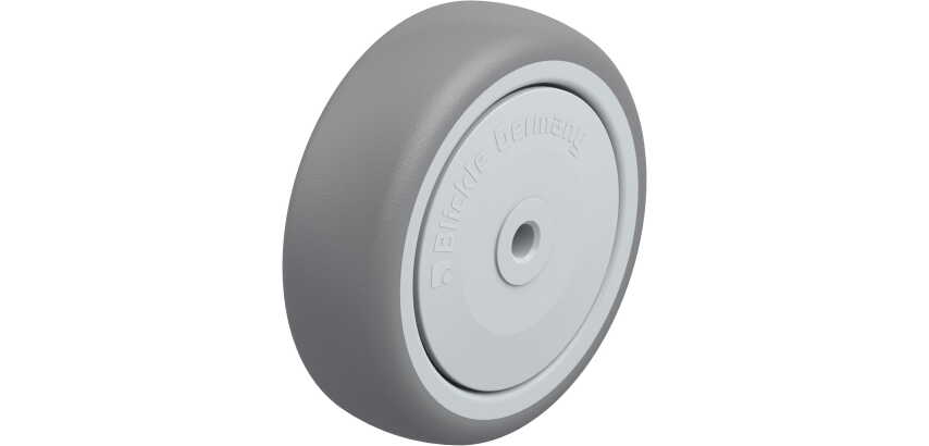 BLICKLE - Roue Ø 100mm bandage caoutchouc TPE 110kg - TPA 101/8KF