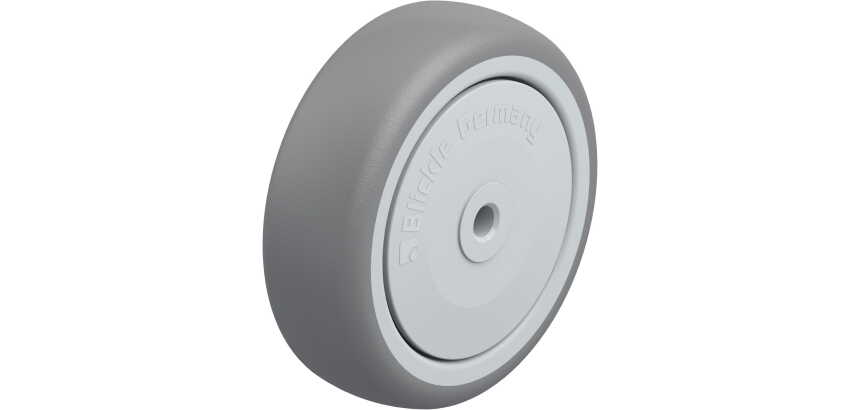 BLICKLE - Roue Ø 100mm bandage caoutchouc TPE 110kg - TPA 101/8KF