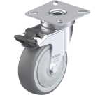 BLICKLE - Roulette pivotante à frein Ø 75mm bandage caoutchouc TPE 75kg - LPA-TPA 75KF-FI