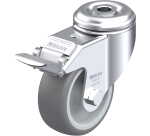 BLICKLE - Roulette pivotante à frein Ø 80mm bandage caoutchouc TPE 100kg - LKRA-TPA 80G-FI