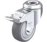BLICKLE - Roulette pivotante à frein Ø 80mm bandage caoutchouc TPE 100kg - LKRA-TPA 80KF-FI