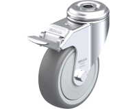BLICKLE - Roulette pivotante à frein Ø 100mm bandage caoutchouc TPE 110kg - LKRA-TPA 101KF-FI