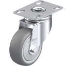 BLICKLE - Roulette pivotante Ø 80mm bandage caoutchouc TPE 100kg - LKPA-TPA 80KF