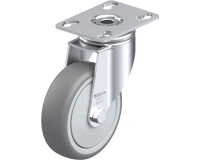 BLICKLE - Roulette pivotante Ø 100mm bandage caoutchouc TPE 110kg - LKPA-TPA 101KF