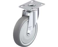 BLICKLE - Roulette pivotante Ø 125mm bandage caoutchouc TPE 120kg - LKPA-TPA 126KF