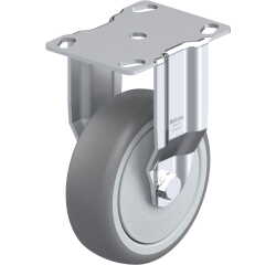 BLICKLE - Roulette fixe Ø 100mm bandage caoutchouc TPE 110kg - BKPA-TPA 101KF