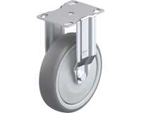 BLICKLE - Roulette fixe Ø 125mm bandage caoutchouc TPE 120kg - BKPA-TPA 126KF