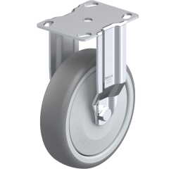 BLICKLE - Roulette fixe Ø 125mm bandage caoutchouc TPE 120kg - BKPA-TPA 126KF