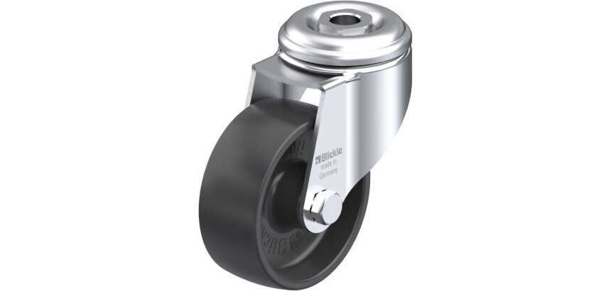 BLICKLE - Roulette pivotante Ø 80mm bandage polyamide PA 6.6 120kg - LKRA-POA 80G