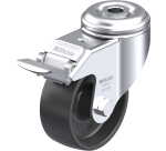 BLICKLE - Roulette pivotante à frein Ø 80mm bandage polyamide PA 6.6 120kg - LKRA-POA 80G-FI