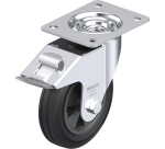 BLICKLE - Roulette pivotante à frein Ø 150mm bandage caoutchouc SBR 135kg - LE-VPP 150G-FI