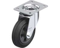 BLICKLE - Roulette pivotante Ø 150mm bandage caoutchouc SBR 135kg - LE-VPP 150R