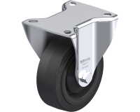 BLICKLE - Roulette fixe Ø 100mm bandage caoutchouc NR 200kg - B-POEV 100KA