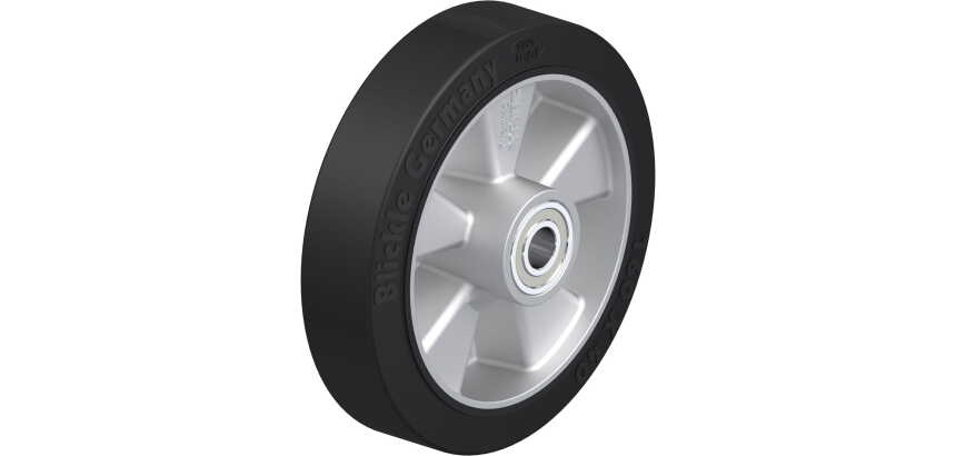 BLICKLE - Roue Ø 160mm bandage caoutchouc NR 300kg - ALEV 161/15K