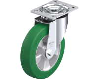 BLICKLE - Roulette pivotante Ø 200mm bandage polyuréthane PU 400kg - L-ALST 200K