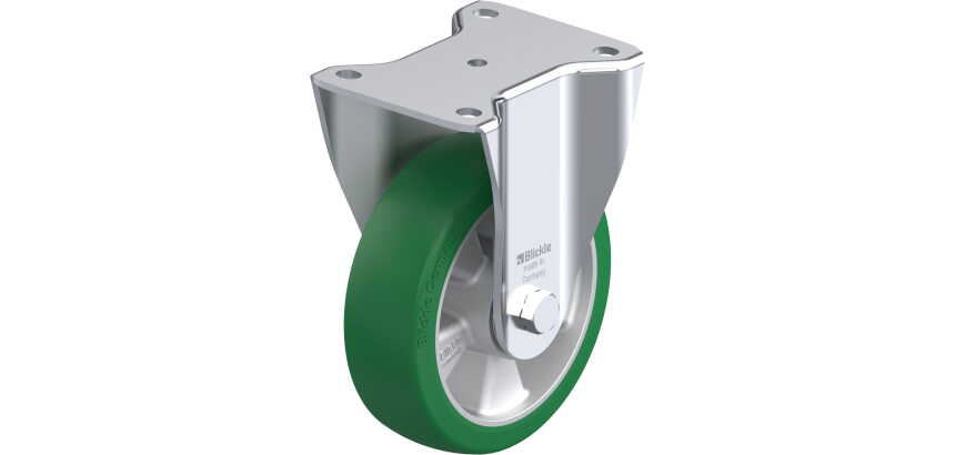 BLICKLE - Roulette fixe Ø 160mm bandage polyuréthane PU 580kg - BH-ALST 160K