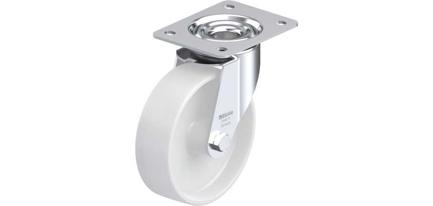 BLICKLE - Roulette pivotante Ø 160mm bandage polyamide PA 6.6 300kg - LE-PO 160G