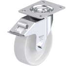 BLICKLE - Roulette pivotante à frein Ø 160mm bandage polyamide PA 6.6 300kg - LE-PO 160R-FI