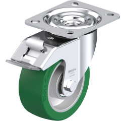 BLICKLE - Roulette pivotante à frein Ø 100mm bandage polyuréthane PU 250kg - L-ALST 100K-FI