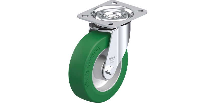 BLICKLE - Roulette pivotante Ø 125mm bandage polyuréthane PU 250kg - L-ALST 125K