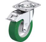 BLICKLE - Roulette pivotante à frein Ø 125mm bandage polyuréthane PU 250kg - L-ALST 125K-FI