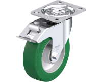 BLICKLE - Roulette pivotante à frein Ø 125mm bandage polyuréthane PU 250kg - L-ALST 125K-FI