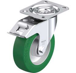 BLICKLE - Roulette pivotante à frein Ø 125mm bandage polyuréthane PU 250kg - L-ALST 125K-FI