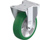 BLICKLE - Roulette fixe Ø 160mm bandage polyuréthane PU 400kg - B-ALST 160K