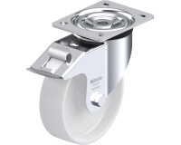 BLICKLE - Roulette pivotante à frein Ø 160mm bandage polyamide PA 6.6 400kg - L-PO 160G-FI