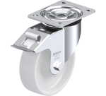 BLICKLE - Roulette pivotante à frein Ø 160mm bandage polyamide PA 6.6 400kg - L-PO 160K-FI