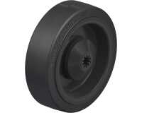 BLICKLE - Roue Ø 125mm bandage caoutchouc NR 250kg - POEV 125/8KA