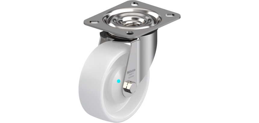 BLICKLE - Roulette pivotante Ø 100mm bandage polyamide PA 6.6 150kg - LEX-PO 100KAD