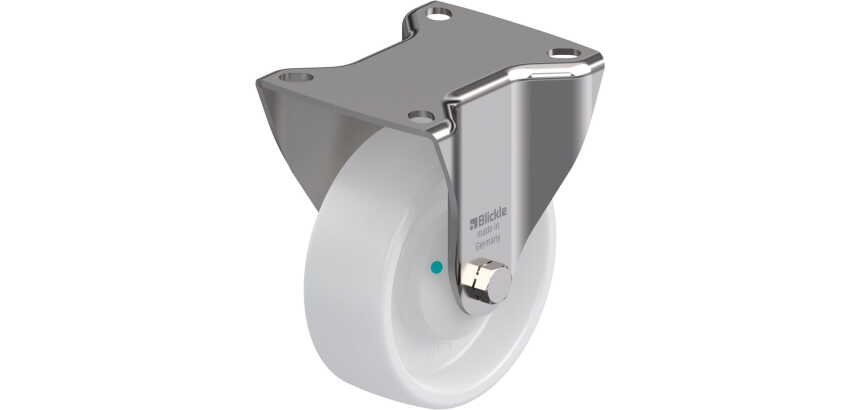 BLICKLE - Roulette fixe Ø 100mm bandage polyamide PA 6.6 250kg - BX-PO 100KAD
