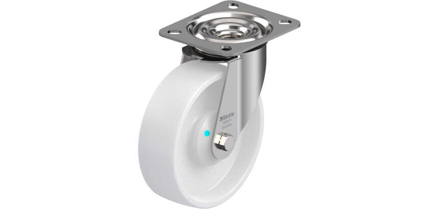 BLICKLE - Roulette pivotante Ø 125mm bandage polyamide PA 6.6 150kg - LEX-PO 125KAD