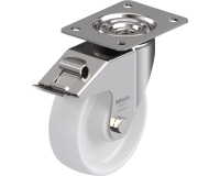 BLICKLE - Roulette pivotante à frein Ø 150mm bandage polyamide PA 6.6 300kg - LEX-PO 150XR-FI