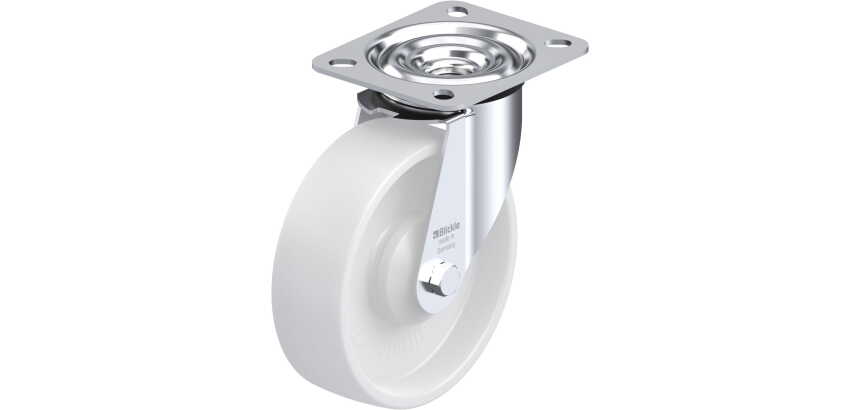 BLICKLE - Roulette pivotante Ø 125mm bandage polyamide PA 6.6 150kg - LE-PO 125KA