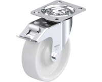 BLICKLE - Roulette pivotante à frein Ø 125mm bandage polyamide PA 6.6 150kg - LE-PO 125KA-FI