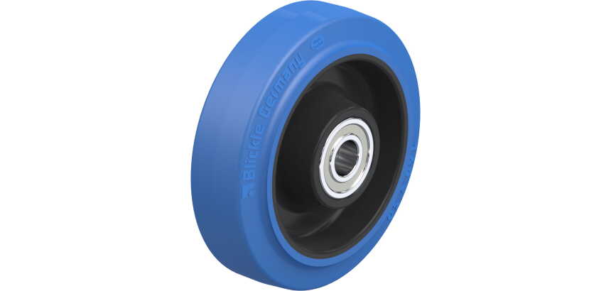 BLICKLE - Roue Ø 160mm bandage caoutchouc NR 400kg - POEV 160/20K-SB