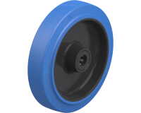 BLICKLE - Roue Ø 200mm bandage caoutchouc NR 500kg - POEV 200/20R-SB