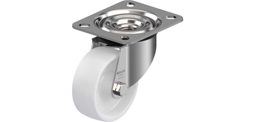 BLICKLE - Roulette pivotante Ø 80mm bandage polyamide PA 6.6 150kg - LEX-PO 80G
